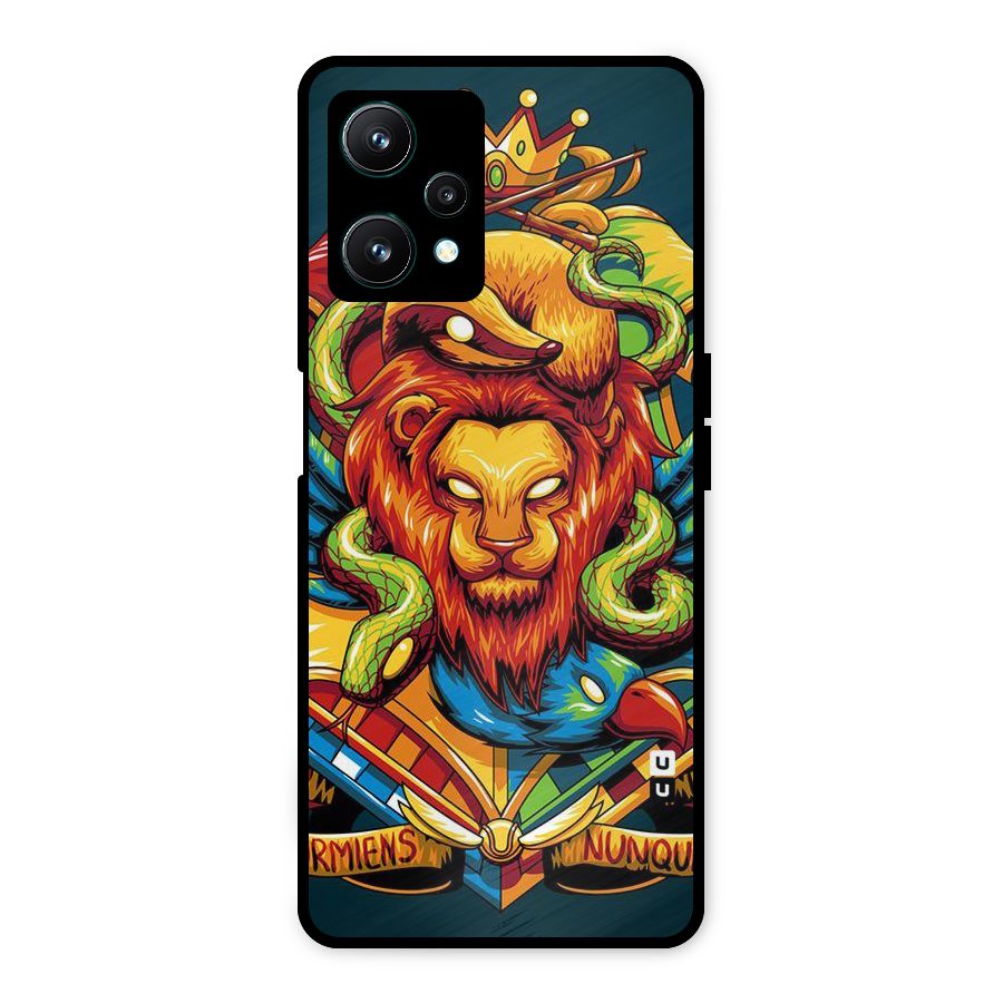Animal Art Metal Back Case for Realme 9 Pro 5G