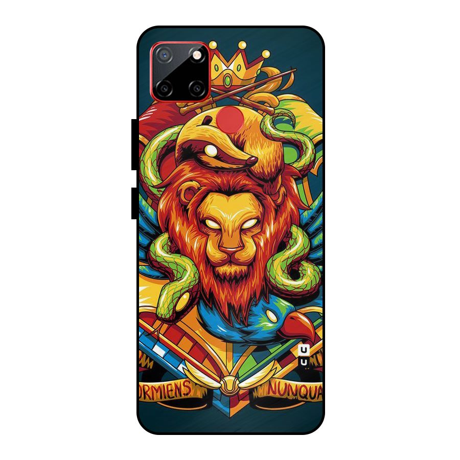 Animal Art Metal Back Case for Realme C12