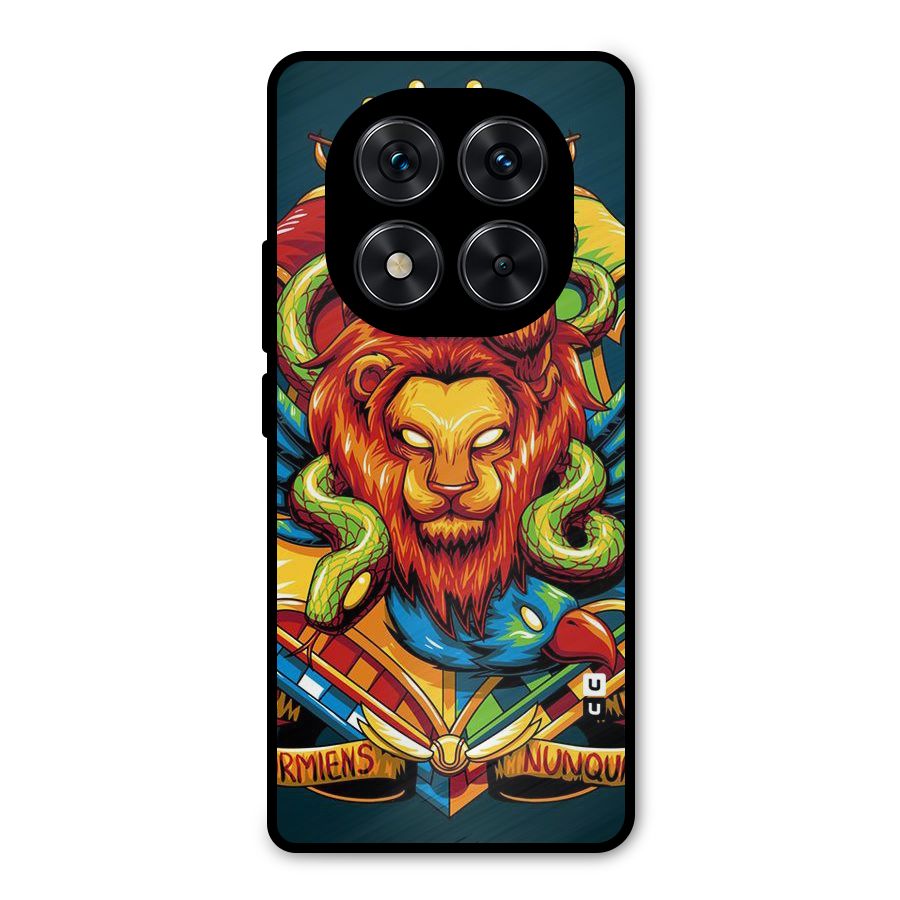 Animal Art Metal Back Case for Redmi Note 14 Pro 5G
