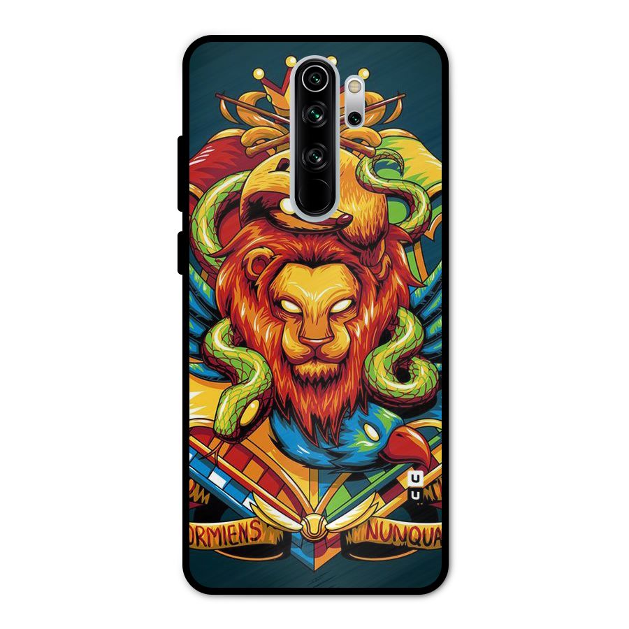 Animal Art Metal Back Case for Redmi Note 8 Pro