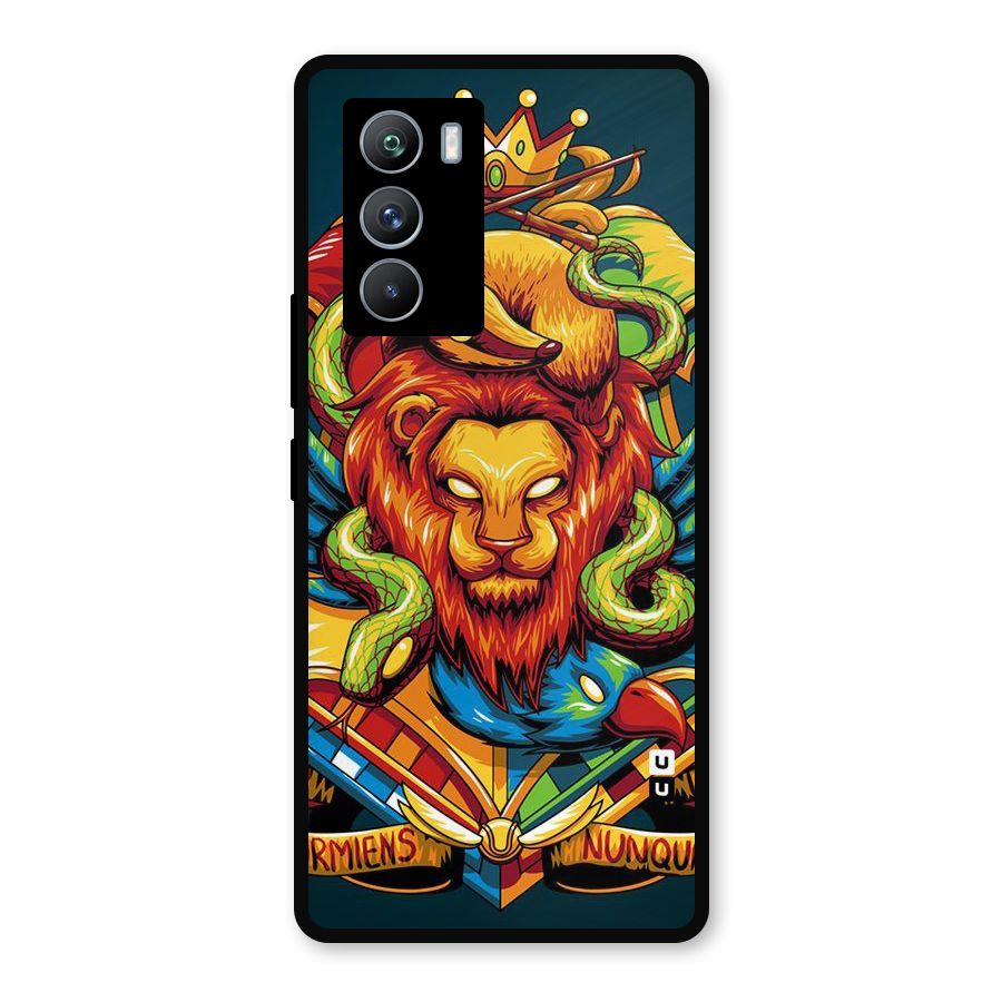 Animal Art Metal Back Case for iQOO 9 SE