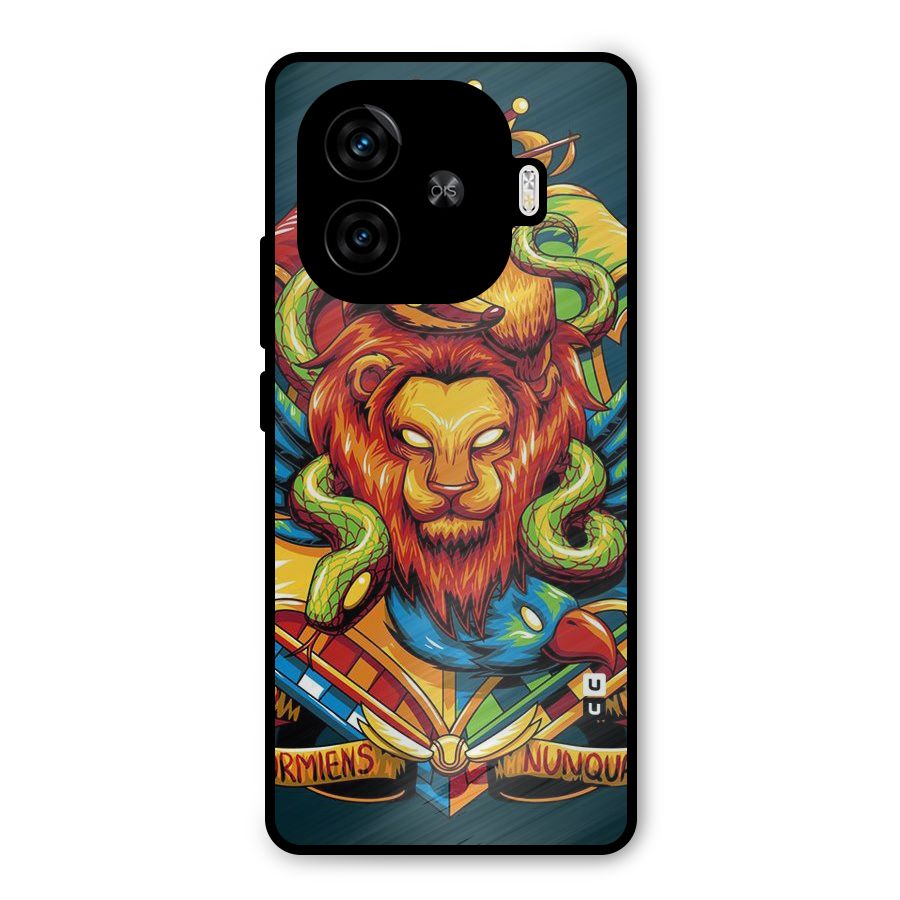 Animal Art Metal Back Case for iQOO Neo 10R