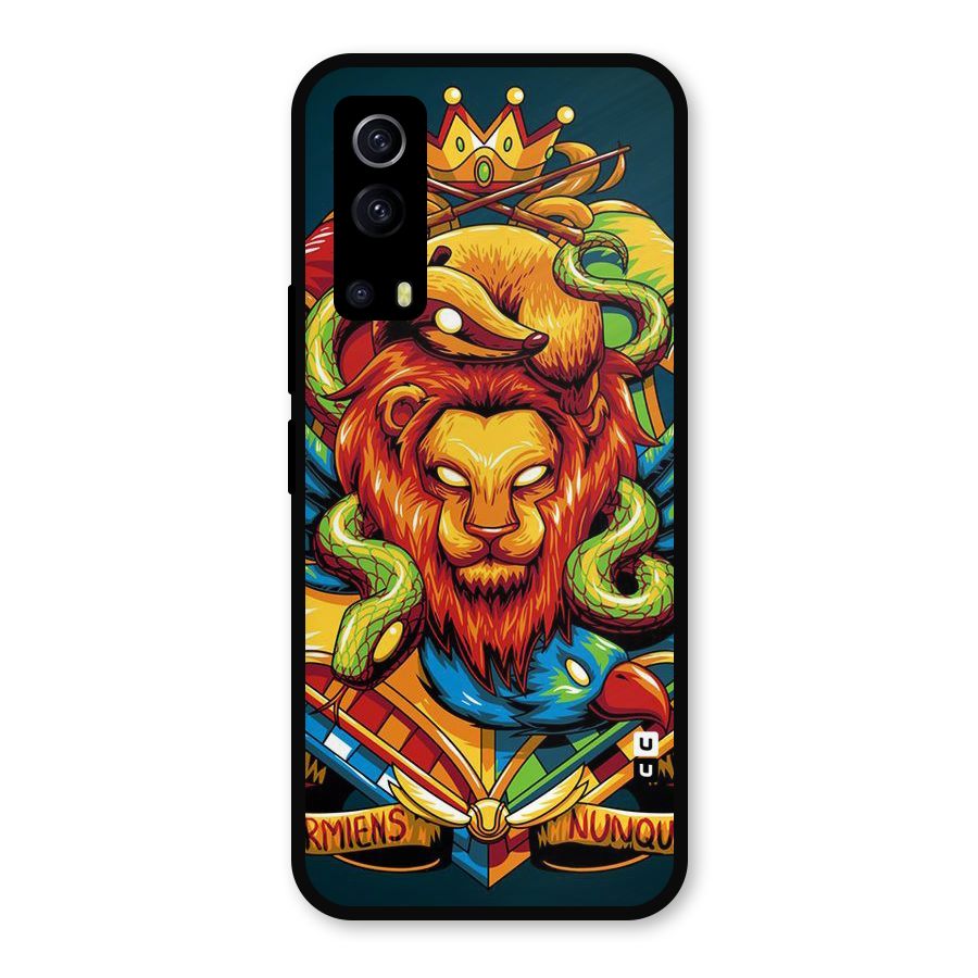 Animal Art Metal Back Case for iQOO Z3
