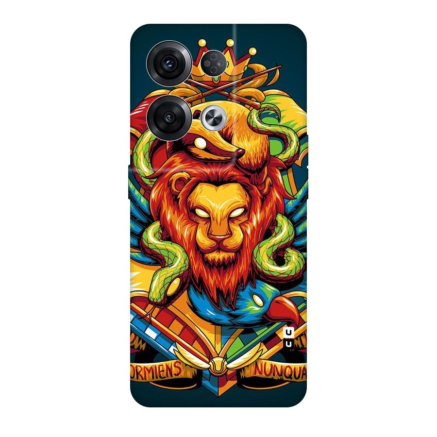 Animal Art Original Polycarbonate Back Case for Oppo Reno8 Pro 5G