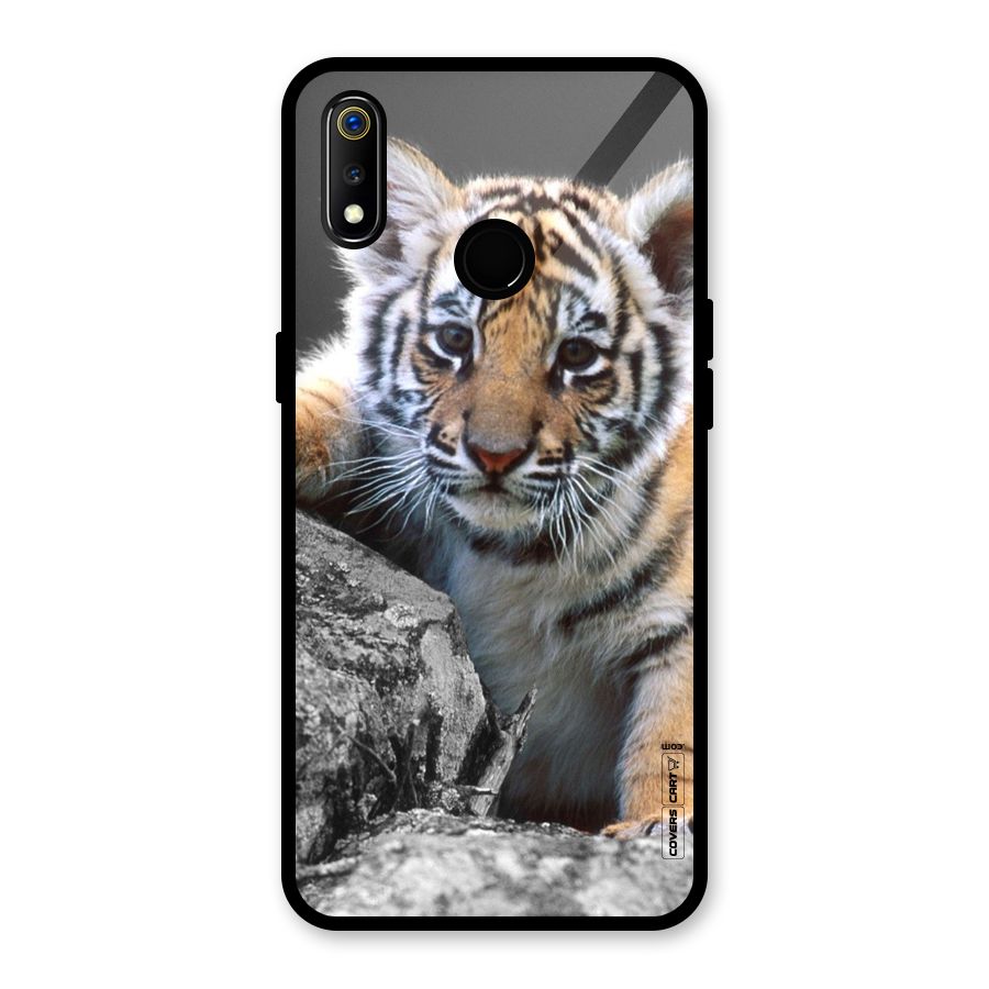 Animal Beauty Glass Back Case for Realme 3i