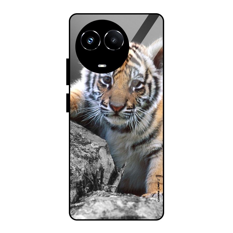 Animal Beauty Glass Back Case for Realme Narzo 60X