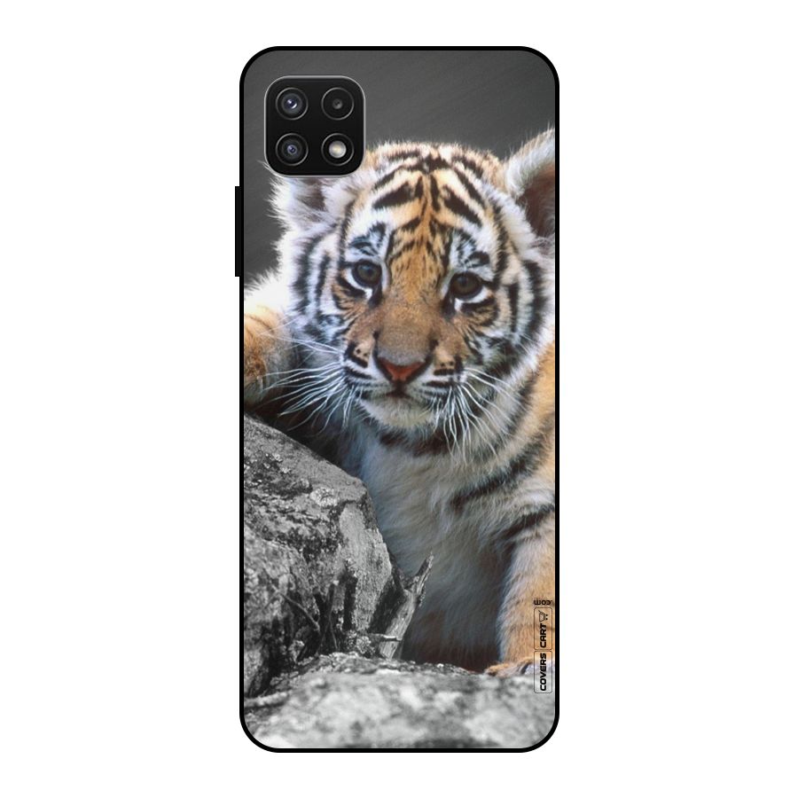 Animal Beauty Metal Back Case for Galaxy A22 5G