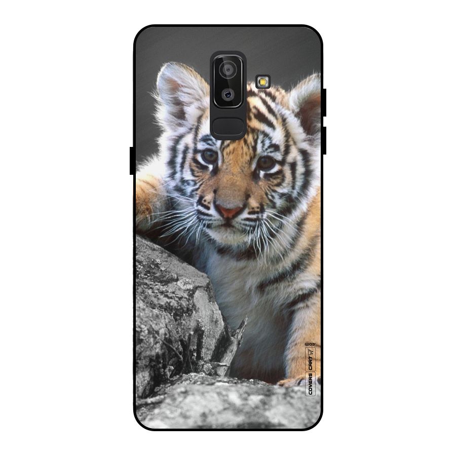 Animal Beauty Metal Back Case for Galaxy J8