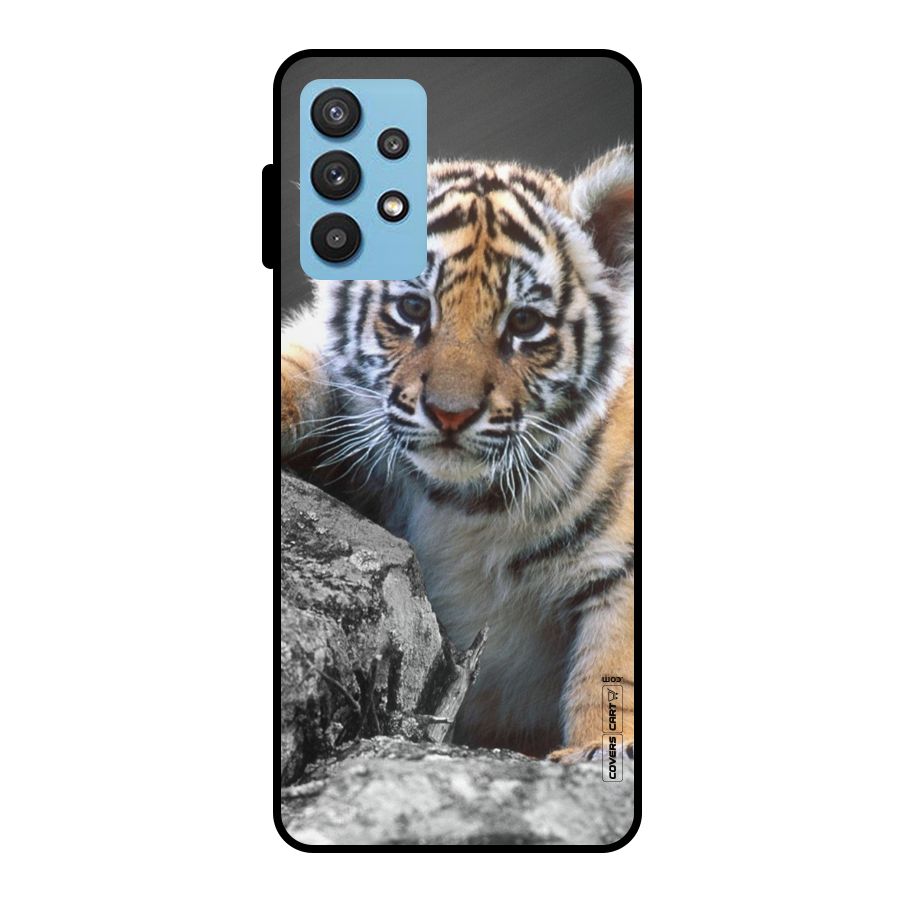 Animal Beauty Metal Back Case for Galaxy M32 5G