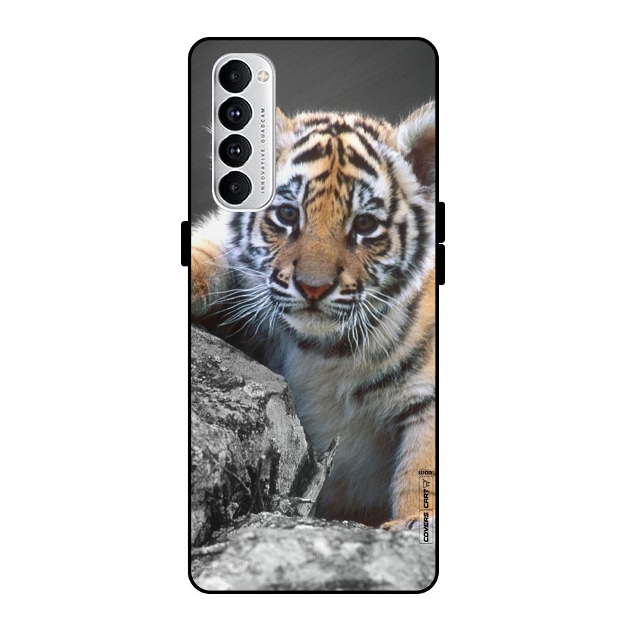 Animal Beauty Metal Back Case for Oppo Reno4 Pro