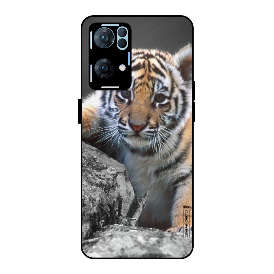 Animal Beauty Metal Back Case for Oppo Reno7 Pro 5G