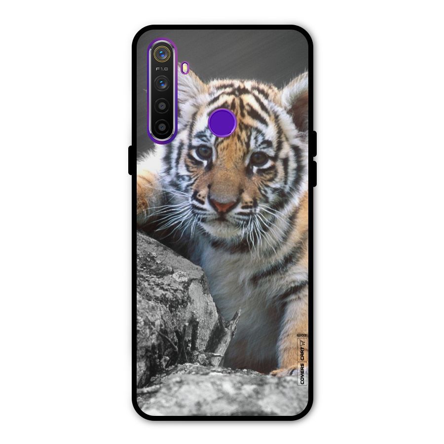 Animal Beauty Metal Back Case for Realme Narzo 10