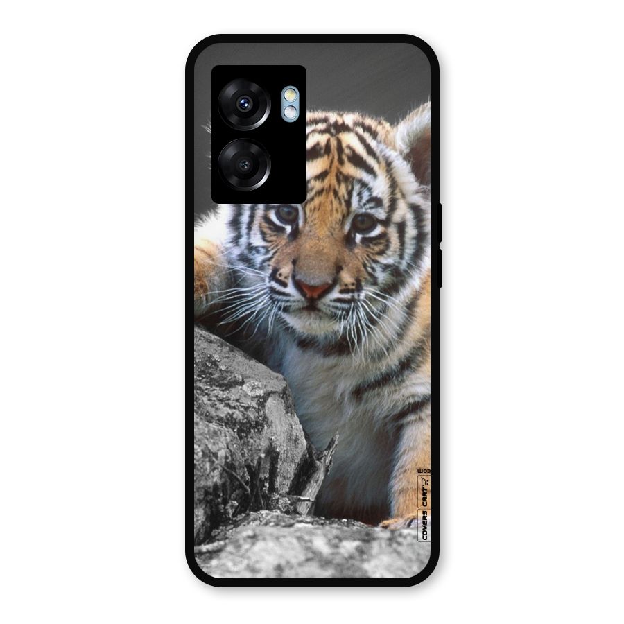 Animal Beauty Metal Back Case for Realme Narzo 50 5G