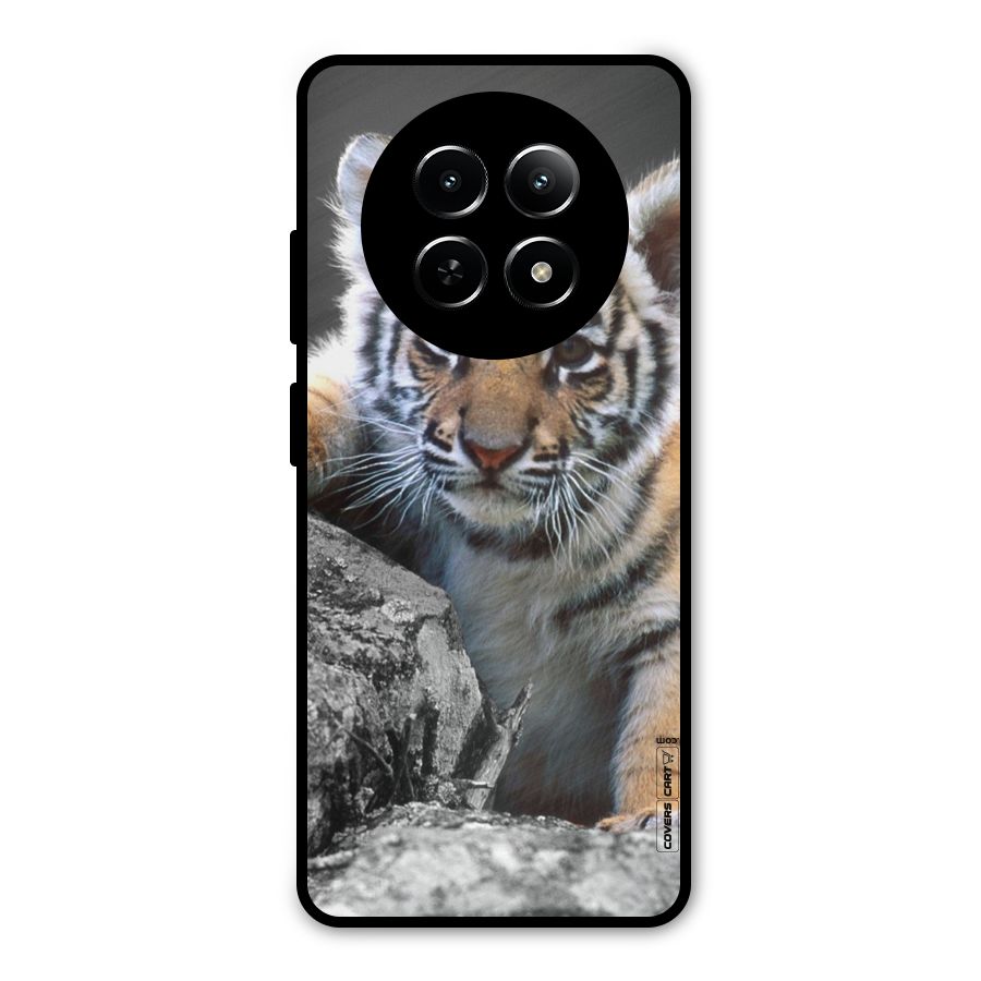 Animal Beauty Metal Back Case for Realme Narzo 70x 5G