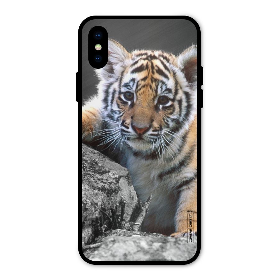 Animal Beauty Metal Back Case for iPhone XS