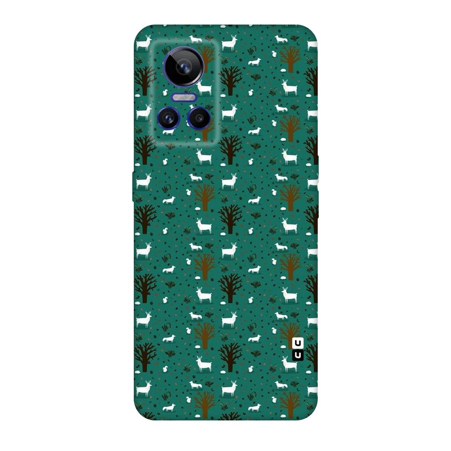 Animal Grass Pattern Original Polycarbonate Back Case for Realme GT Neo 3