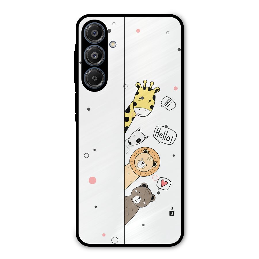 Animal Greetings Metal Back Case for Galaxy A16 5G