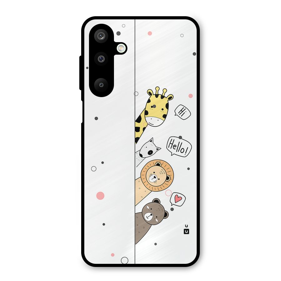 Animal Greetings Metal Back Case for Galaxy M16
