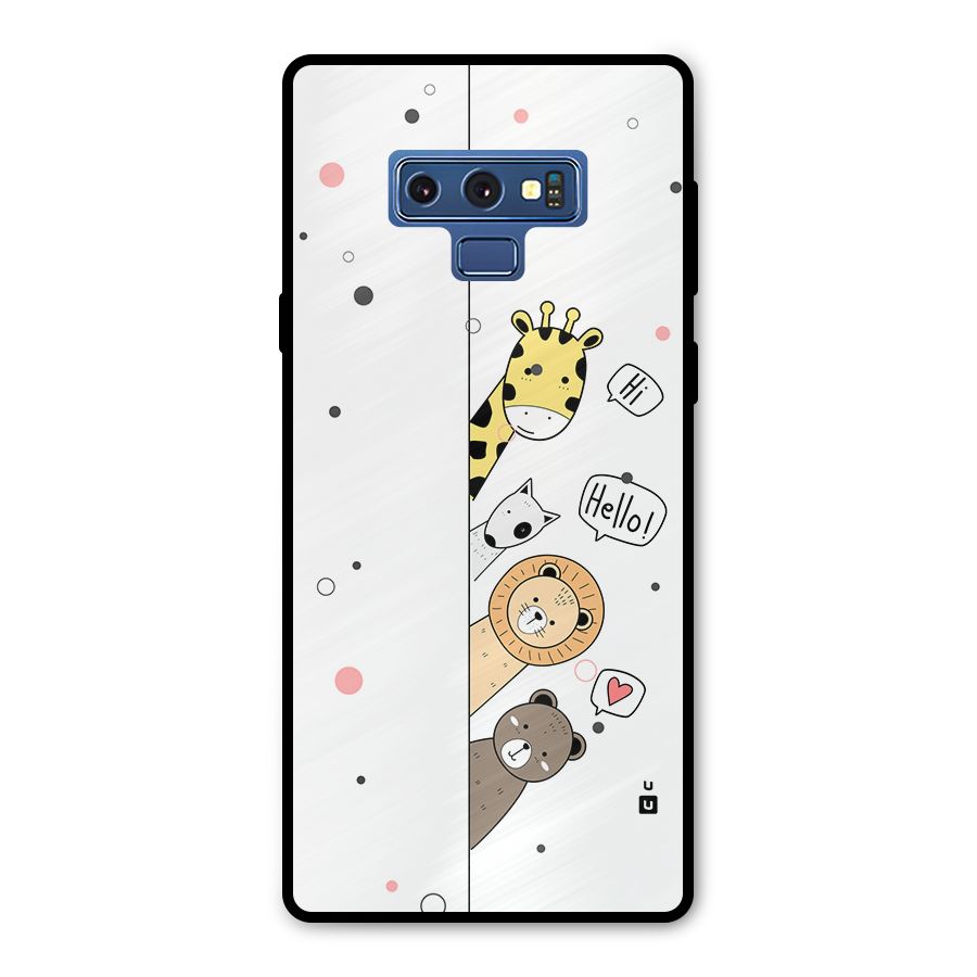 Animal Greetings Metal Back Case for Galaxy Note 9