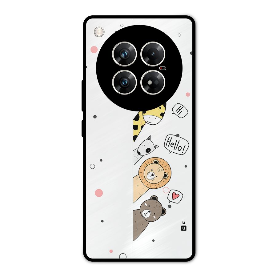 Animal Greetings Metal Back Case for Infinix Zero 40 5G