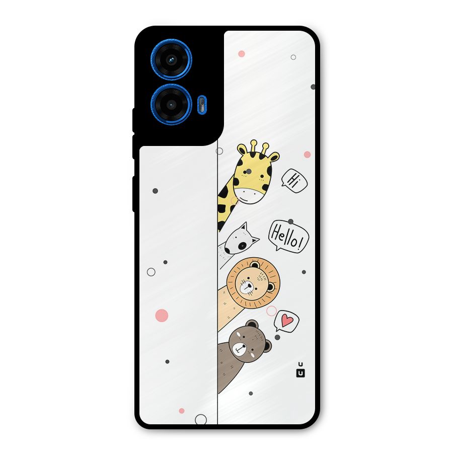 Animal Greetings Metal Back Case for Moto G45