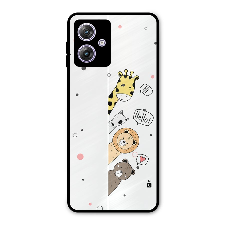 Animal Greetings Metal Back Case for Moto G64