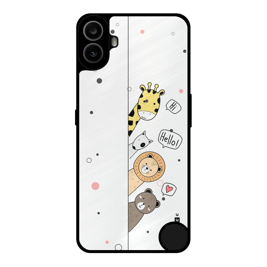 Animal Greetings Metal Back Case for Nothing CMF Phone 1