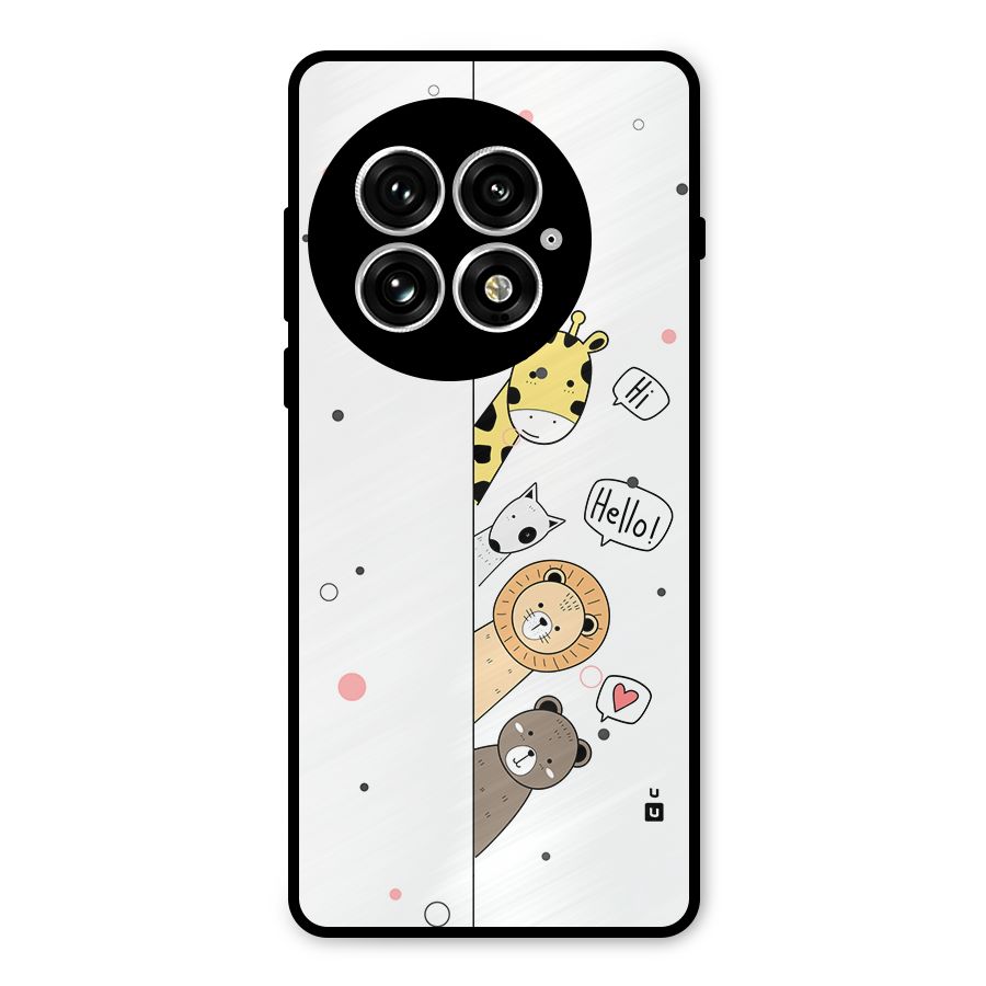 Animal Greetings Metal Back Case for OnePlus 13