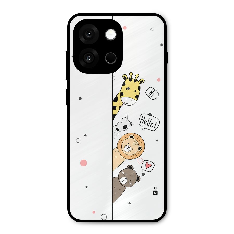 Animal Greetings Metal Back Case for OnePlus 13s