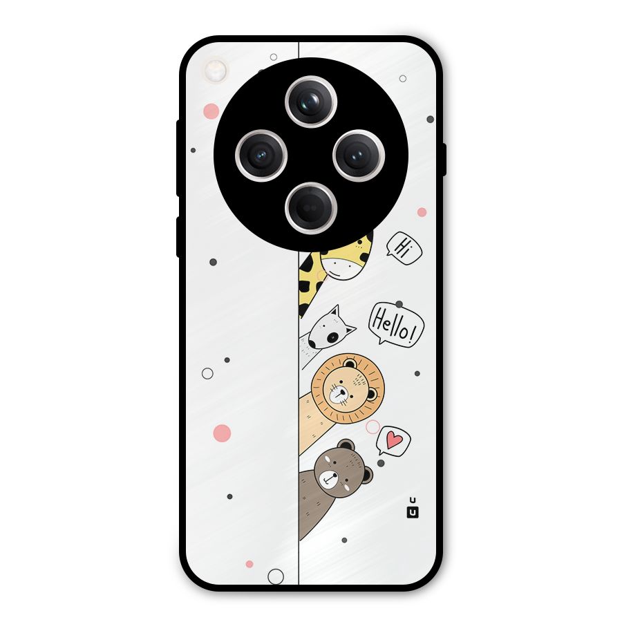 Animal Greetings Metal Back Case for Oppo Find X8