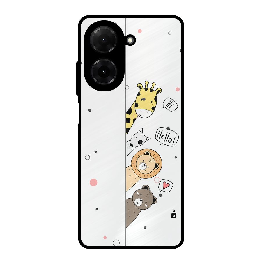 Animal Greetings Metal Back Case for Poco C71