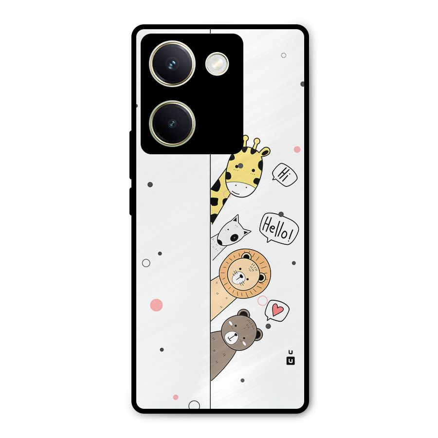 Animal Greetings Metal Back Case for Vivo Y200 Pro
