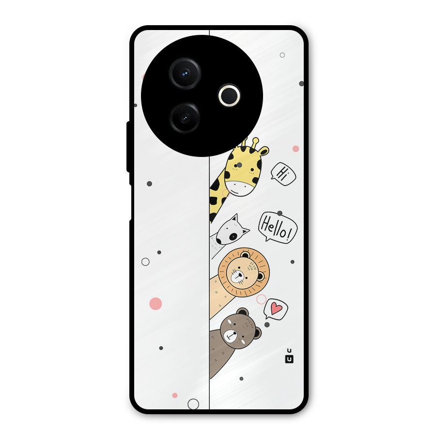 Animal Greetings Metal Back Case for Vivo Y39