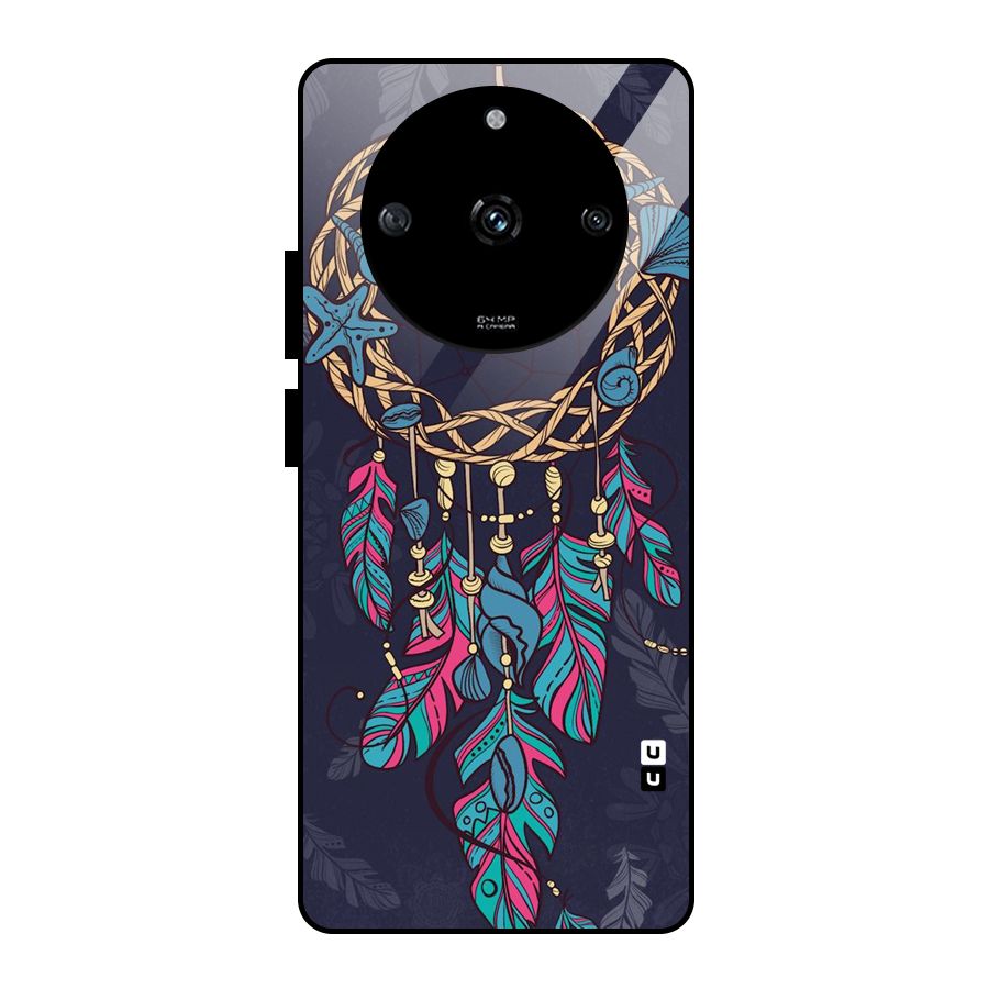 Animated Dream Catcher Glass Back Case for Realme Narzo 60 5G