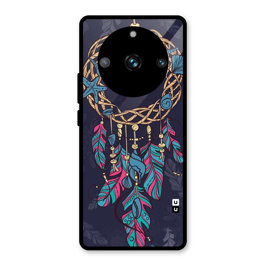 Animated Dream Catcher Glass Back Case for Realme Narzo 60 Pro