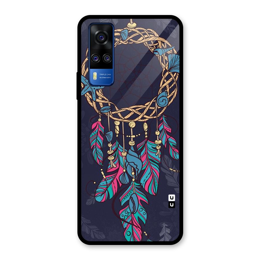 Animated Dream Catcher Glass Back Case for Vivo Y31