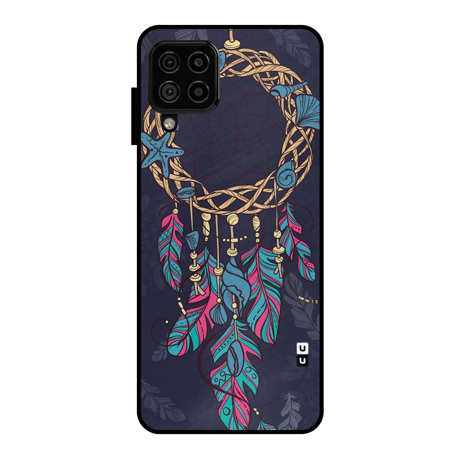 Animated Dream Catcher Metal Back Case for Galaxy A22 4G