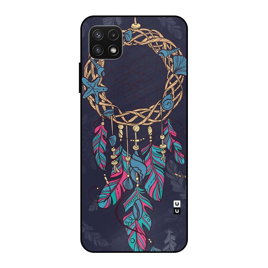 Animated Dream Catcher Metal Back Case for Galaxy A22 5G