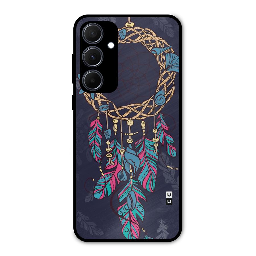 Animated Dream Catcher Metal Back Case for Galaxy A35