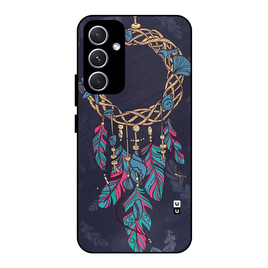 Animated Dream Catcher Metal Back Case for Galaxy A54