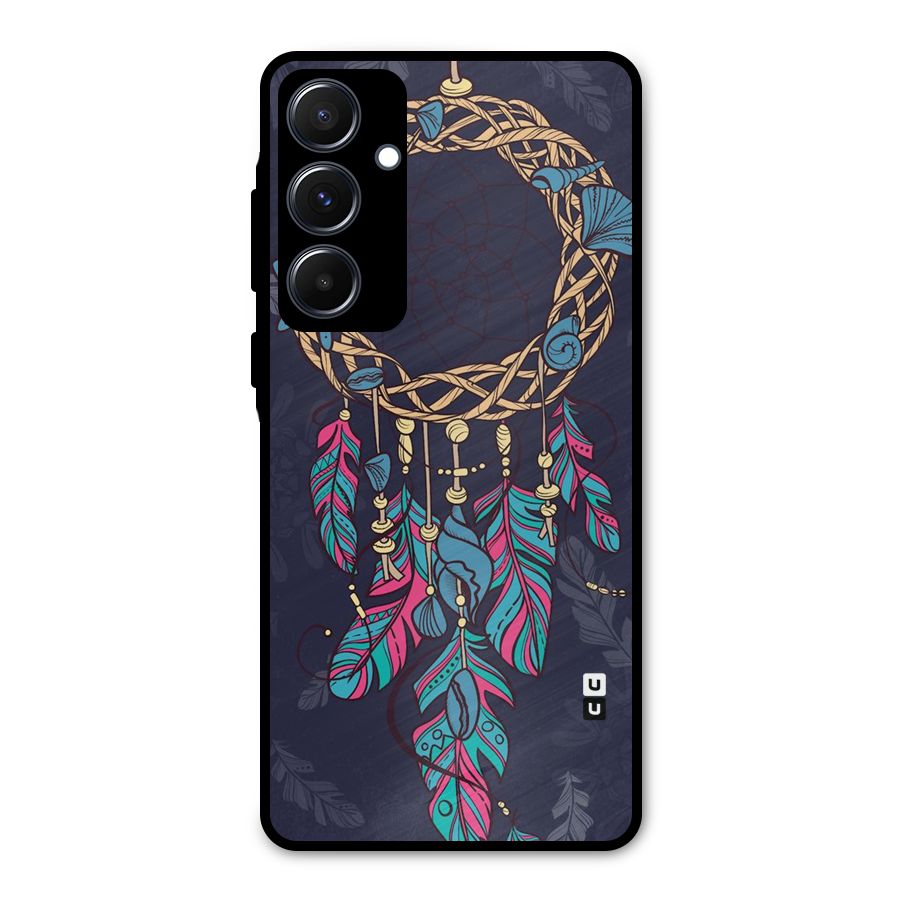 Animated Dream Catcher Metal Back Case for Galaxy A55