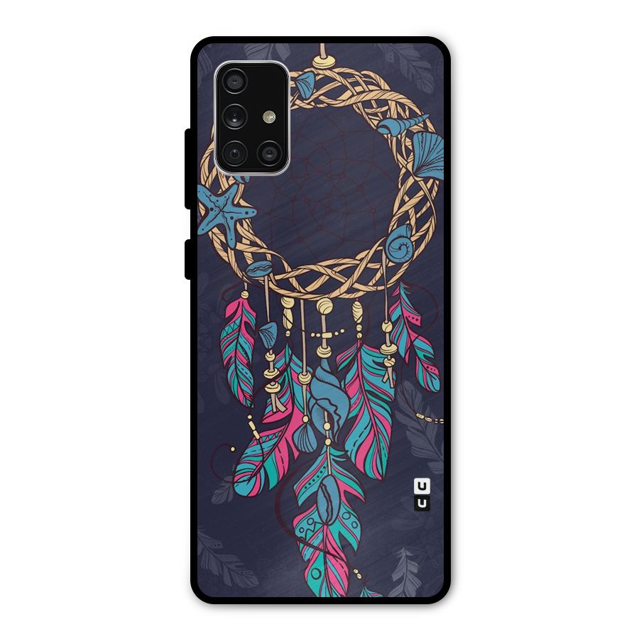 Animated Dream Catcher Metal Back Case for Galaxy A71