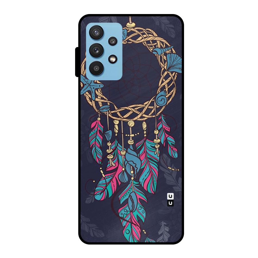 Animated Dream Catcher Metal Back Case for Galaxy M32 5G