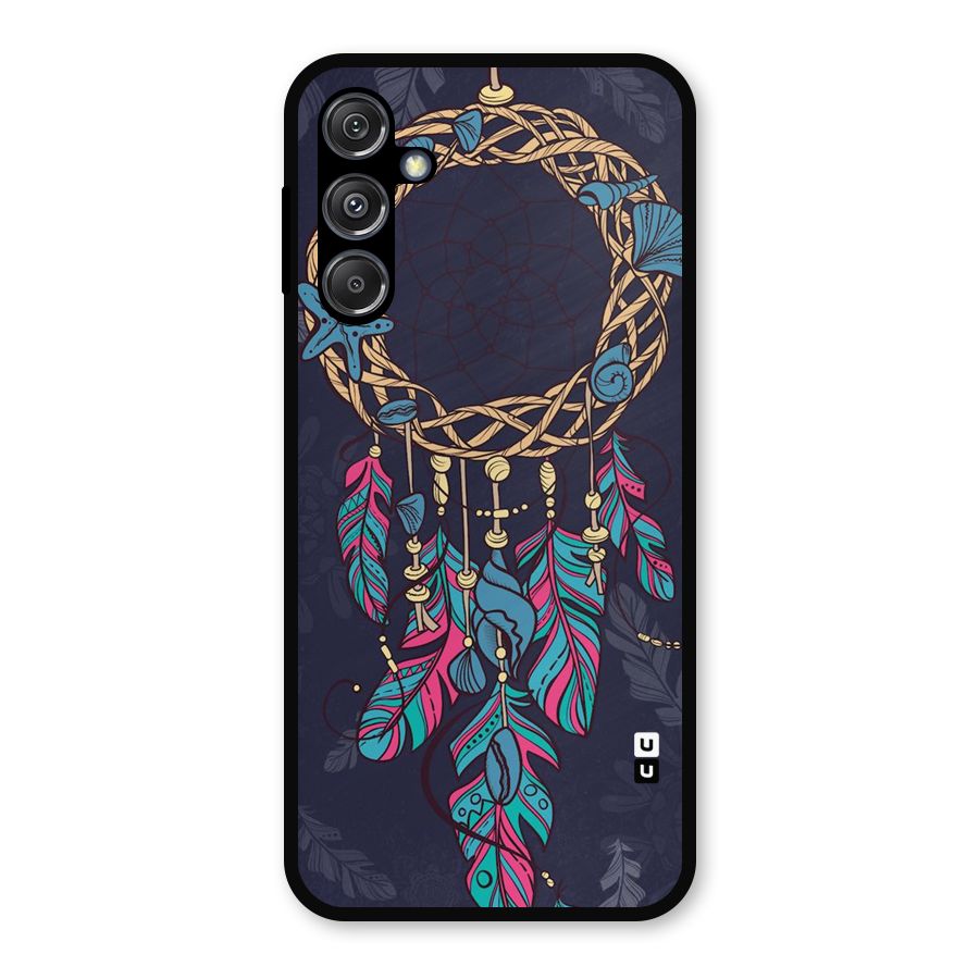 Animated Dream Catcher Metal Back Case for Galaxy M34 5G