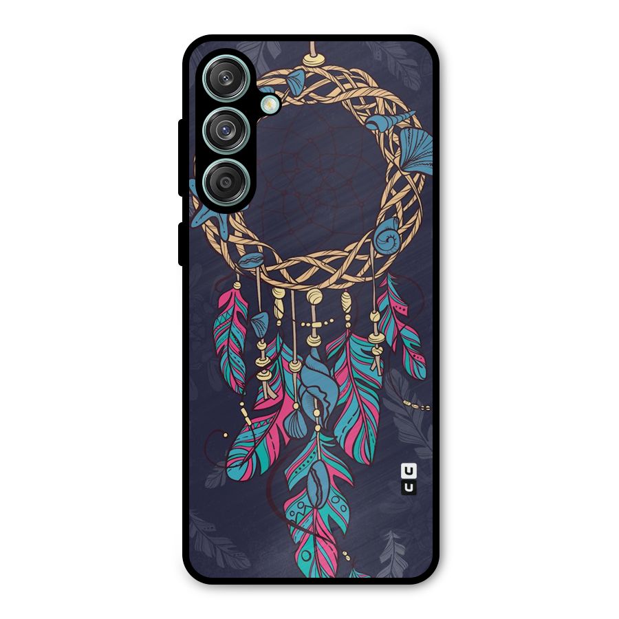 Animated Dream Catcher Metal Back Case for Galaxy M55 5G