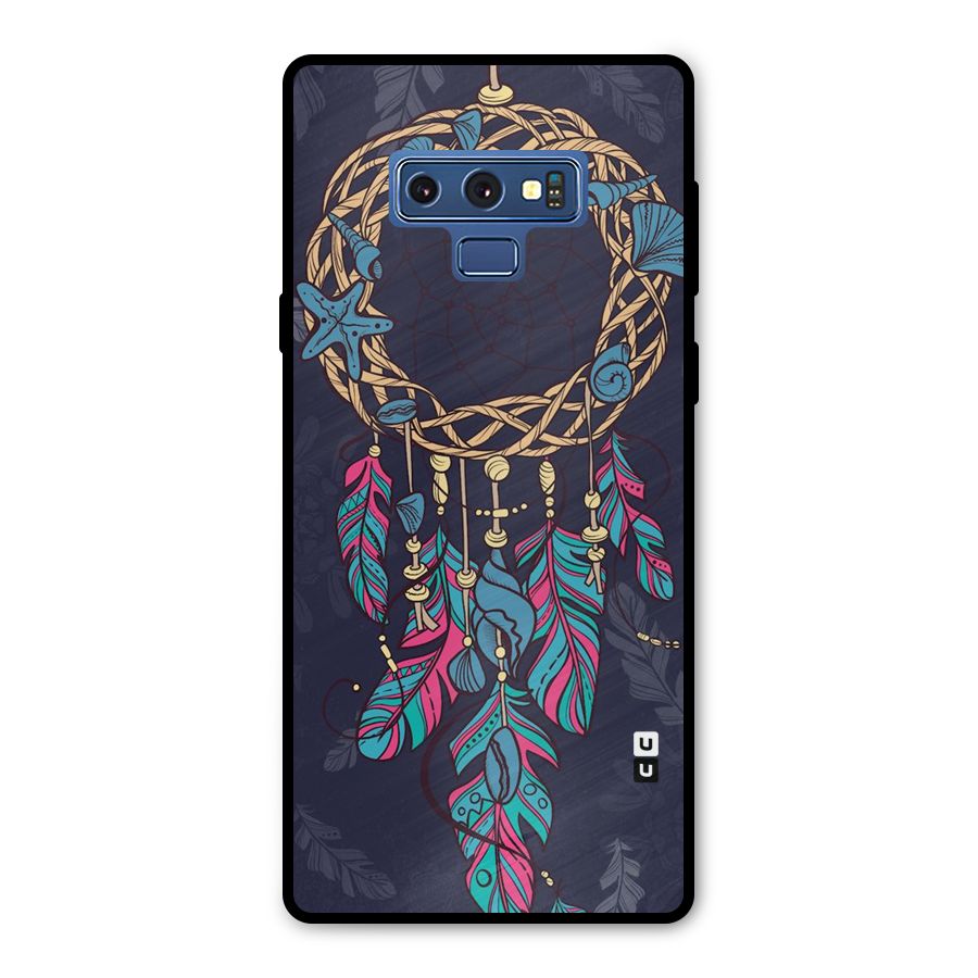 Animated Dream Catcher Metal Back Case for Galaxy Note 9