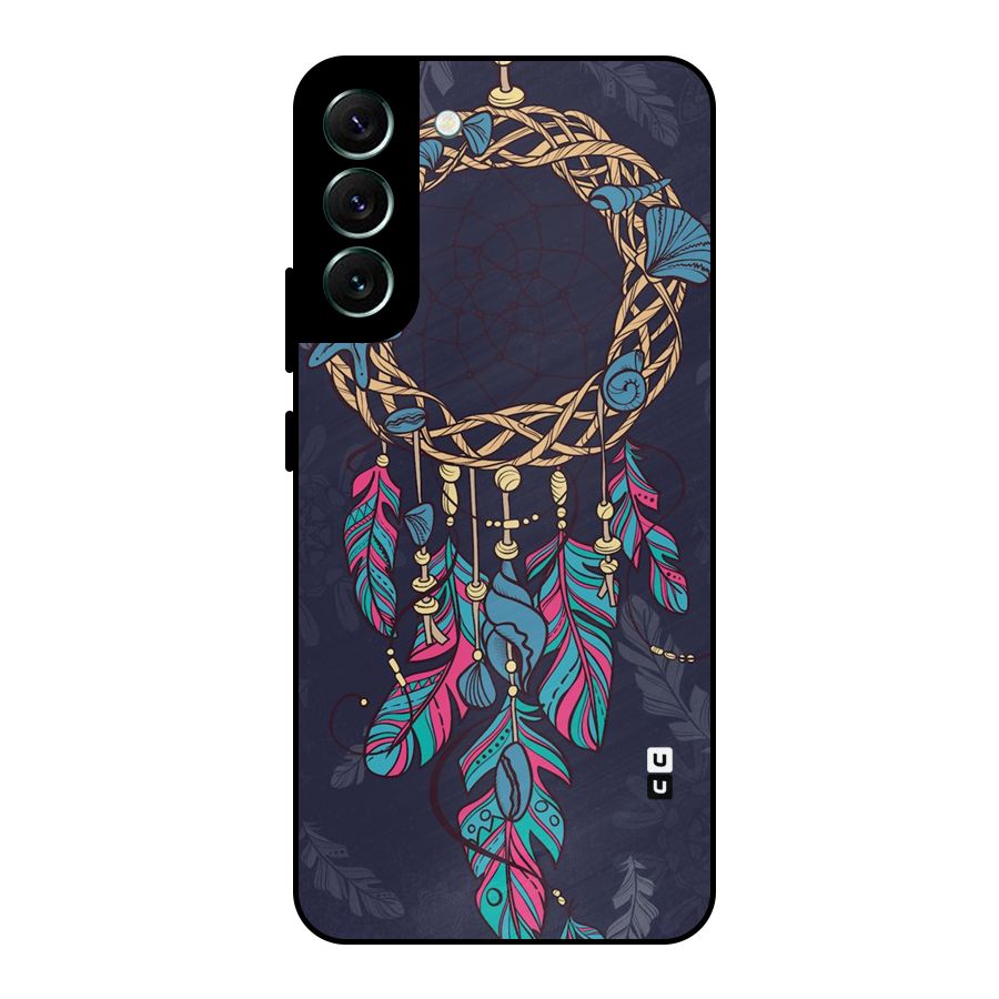 Animated Dream Catcher Metal Back Case for Galaxy S22 Plus 5G