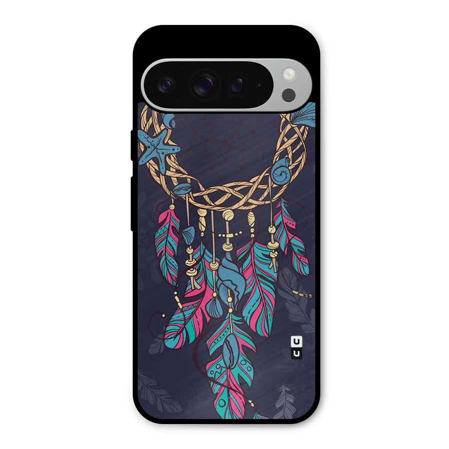 Animated Dream Catcher Metal Back Case for Google Pixel 9 Pro XL