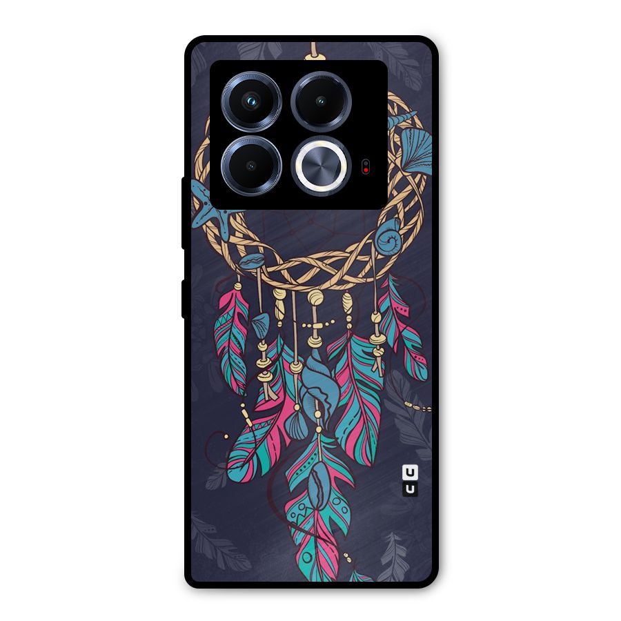 Animated Dream Catcher Metal Back Case for Infinix Note 40 5G
