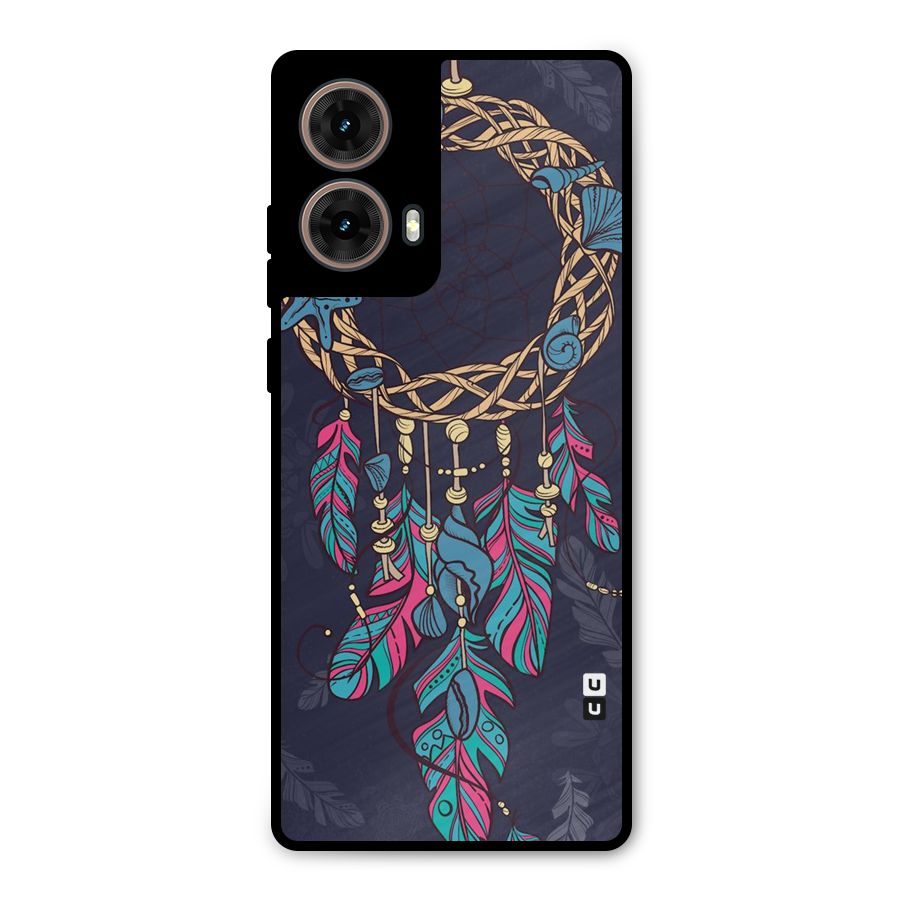 Animated Dream Catcher Metal Back Case for Moto G85